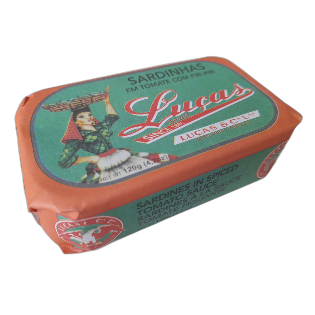 Sardinhas Portuguesas em Tomate e Piri-Piri LUÇAS® Sardinhas Portuguesas em Tomate e Piri-Piri LUÇAS®