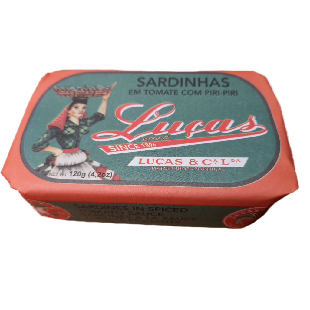 Sardinhas Portuguesas em Tomate e Piri-Piri LUÇAS®
